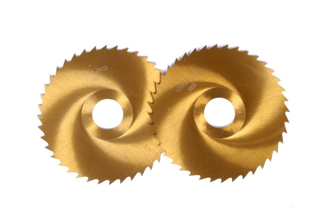 TiN-Coated HSS Slotting Saw Blades