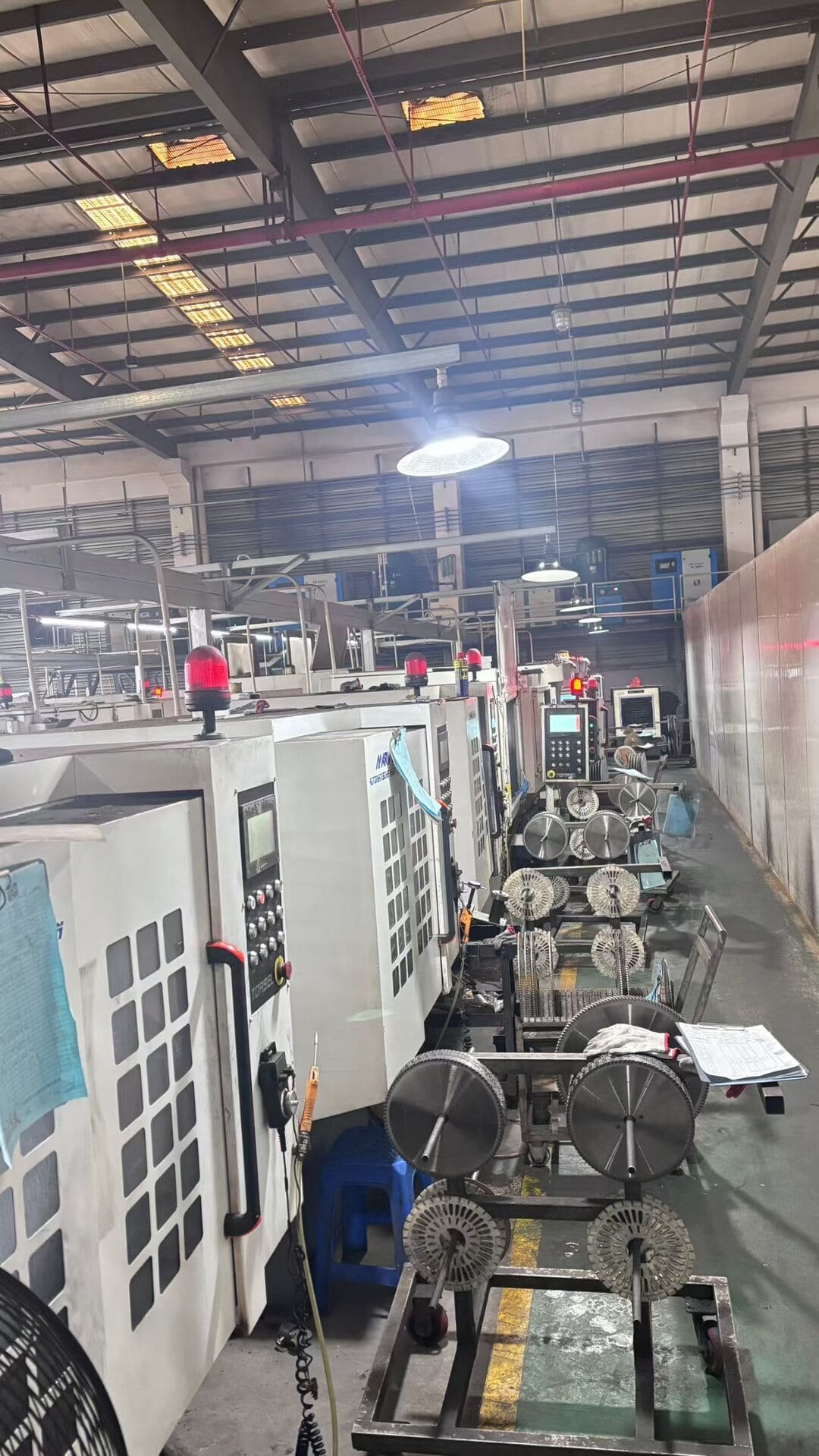 Production Line - Automated Saw Blade Manufacturing